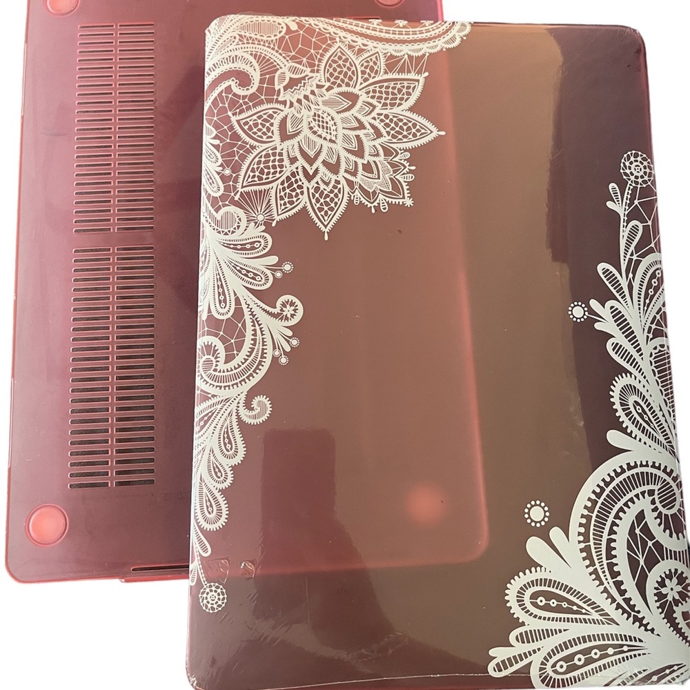 MacBook 13.3" Hard Shell Plastic Case lace Print
